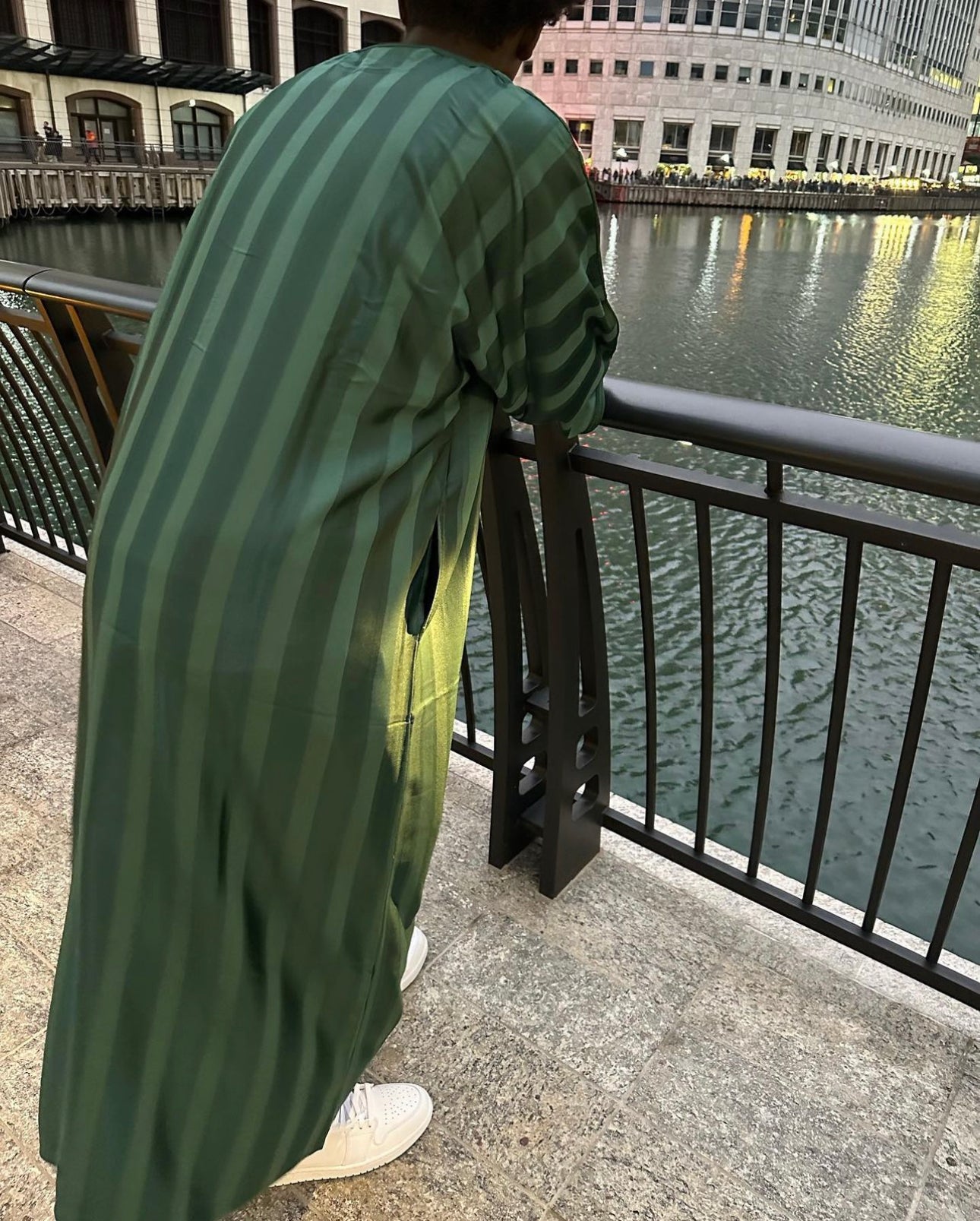 Green Monochrome Collection Moroccan Thobe